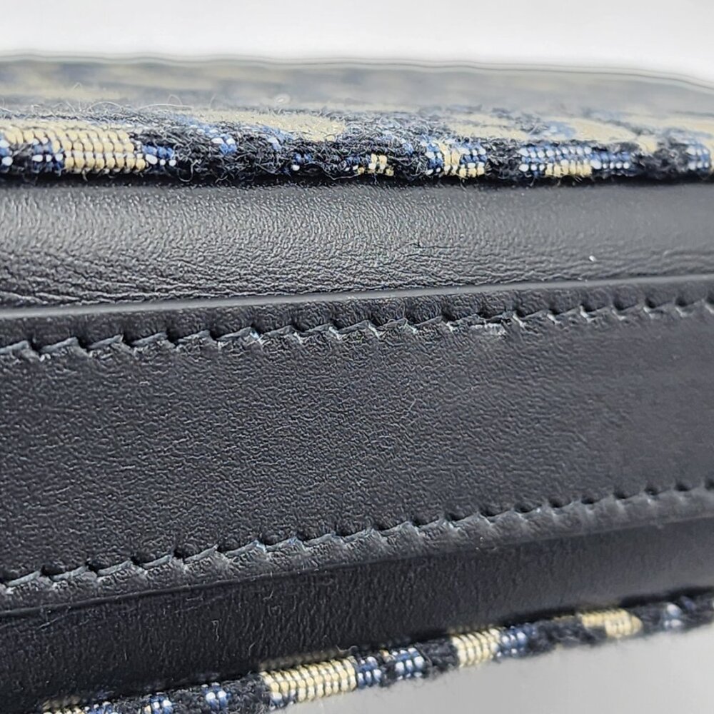 Dior Oblique Jacquard Messenger Crossbody Leather Lock Bag | Black | NEW - Picture 12 of 14